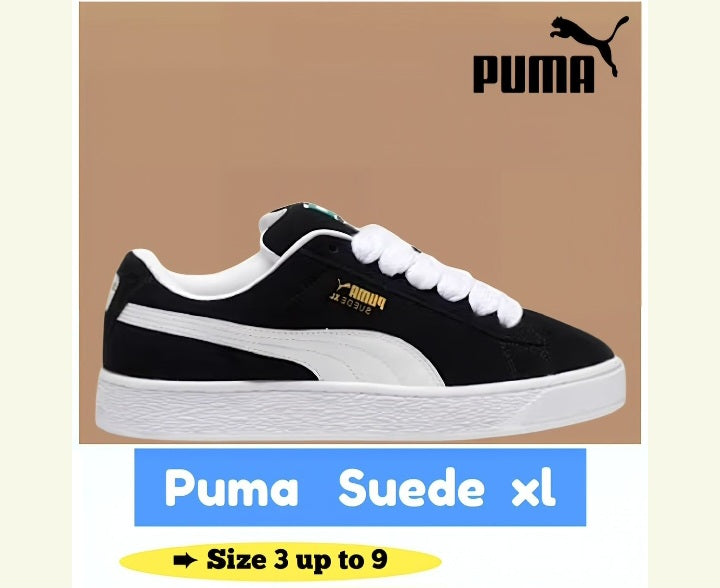 Puma Suede XL, red, blue, black & white